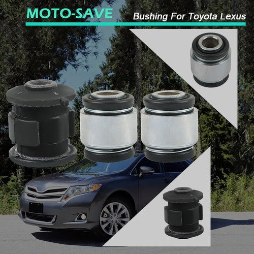 Solid Spare Fit For Toyota Lexus Series 1989-2015 Rear Control Arm Knuckle Bushing Kit New
