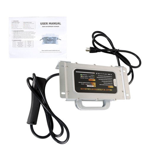 Solid Spare 48 V 15 A Waterproof Battery Charger For EZGO Golf Carts RXV & TXT Plug