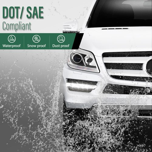 Solid Spare Fit For Mercedes X164 GL350 GL450 GL550 X166 LED Daytime Running Fog Light Right