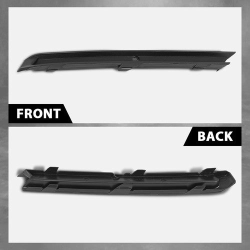 Solid Spare Front Left+Right Bumper Trim Fit For 15-18 Volkswagen Jetta w/ Fog Light Hole