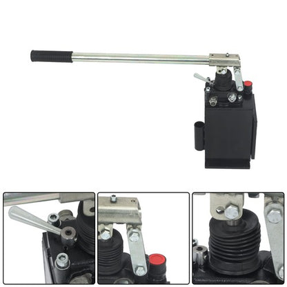 Solid Spare 2.7 Cid 5 Quart Single Acting Hydraulic Piston Hand Pump With Release Knob