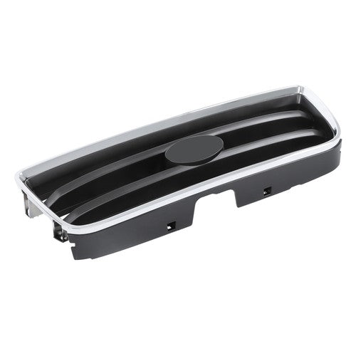 Solid Spare Front Bumper Upper Grille Chrome Shell w/ Insert For Subaru Forester 2003-2005