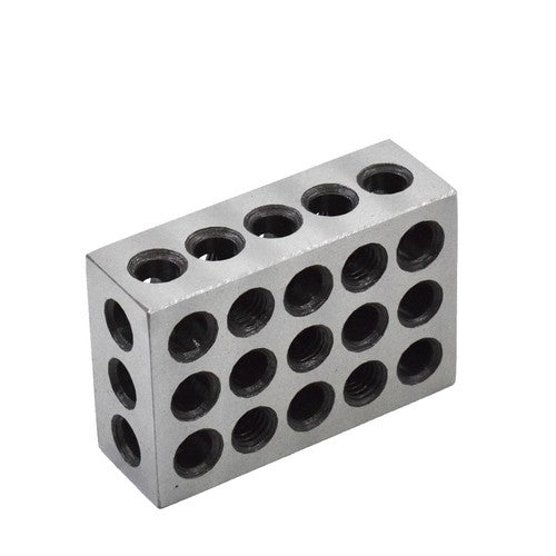 Solid Spare 1 Matched Pair 1-2-3 Blocks 23 Holes .0002" Machinist 123 Jig Ultra Precision