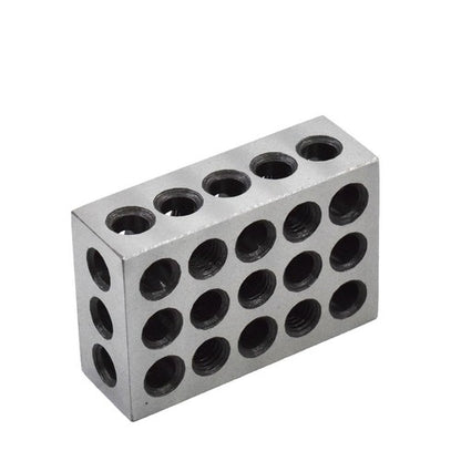 Solid Spare 1 Matched Pair 1-2-3 Blocks 23 Holes .0002" Machinist 123 Jig Ultra Precision