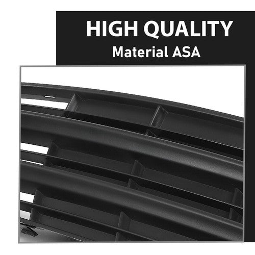 Solid Spare Fit For 2011-2014 Audi A7 Front Bumper Insert Fog Light Cover Left+Right Side