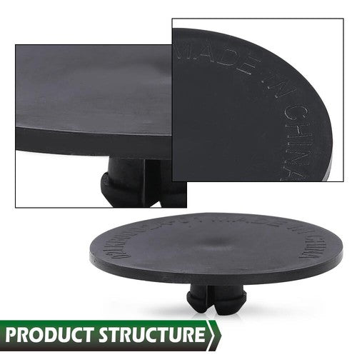 Solid Spare 12pcs 2" Leaf Spring End Tip Pad Anti Squeak Insert Cushion Plastic Silencer