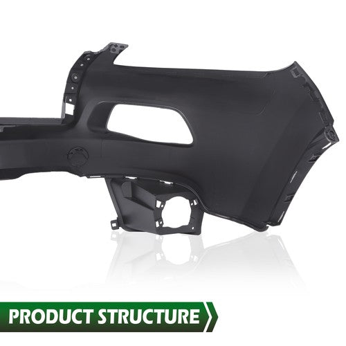 Solid Spare Fit For 2014-2018 Jeep Cherokee Front Upper Bumper Cover Replacement NEW