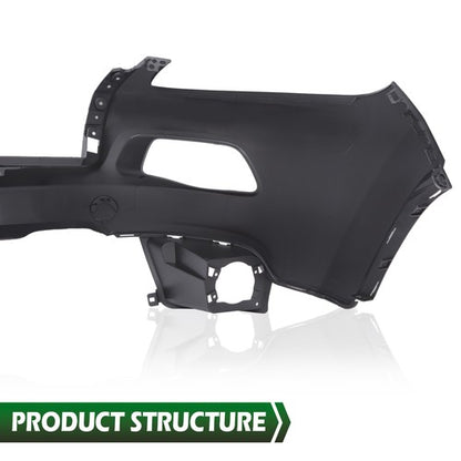 Solid Spare Fit For 2014-2018 Jeep Cherokee Front Upper Bumper Cover Replacement NEW