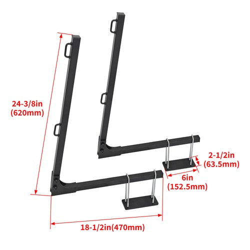 Solid Spare New FOR RV Bumper Mount Tote Tank Carrier Secure Tank in Place For Travelling