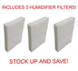 Solid Spare 3 EFP Humidifier Filter Replacements for Lasko Natural Cascade 1129 9930