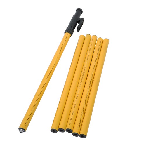 Solid Spare 4.2M/13.8Ft Max Height Laser Level Pole Mount Telescopic Pole for Laser Level