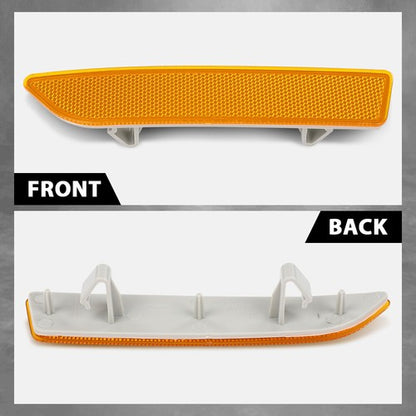 Solid Spare 2pcs Front Side Bumper Marker Reflector Light Fit For 2007-2010 BMW X3 E83