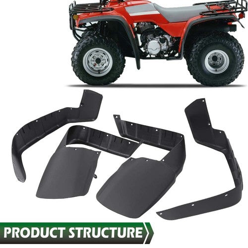 Solid Spare Fit For 1996-2000 Honda TRX300 TRX 300 FW Fender Flaps Mud Splash Guards 4pcs