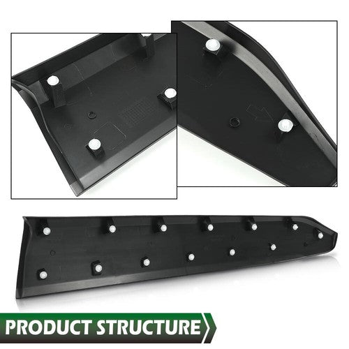 Solid Spare Fit For 18-22 Toyota C-HR Front Left Door Lower Molding Trim Garnish Panel