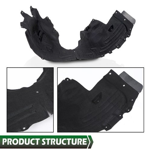 Solid Spare Fit For 2020-2022 Ford Explorer Front Inner Fender Liner Left Driver Side