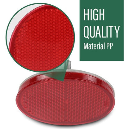 Solid Spare Rear Bumper Reflector Light Left or Right Red Fit For 2011-2020 Toyota Sienna