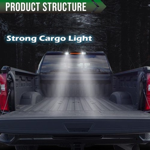 Solid Spare Fit For 04-08 Ford F-150 LED 3rd Third Brake Stop Light Cargo Lamp Black