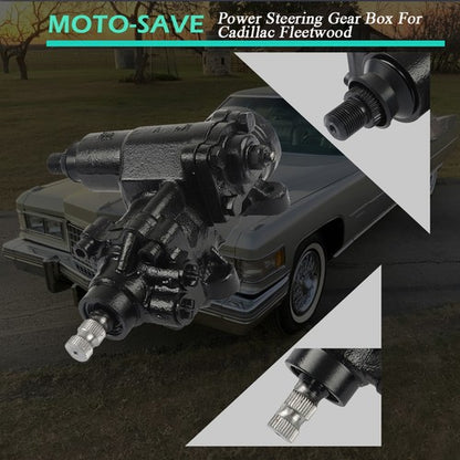 Solid Spare For 61-76 Cadillac Fleetwood DeVille New Black Power Steering Gear Box 276502