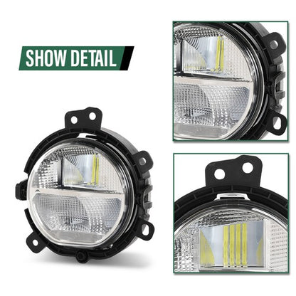 Solid Spare Front Bumper LED Fog Light Lamp Left Fit For 2013-16 BMW Mini F54 F55 F56 F57