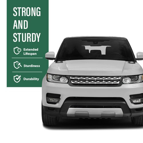 Solid Spare Fit For 14-17 Range Rover Sport Front Bumper Fog Light Bezel Lamp Trim LH RH