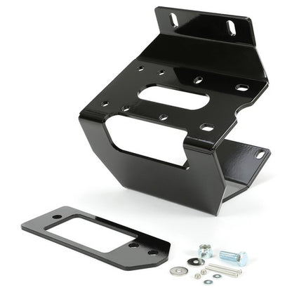 Solid Spare For 2016-2024 Honda Pioneer 1000 1000-5 Steel Winch Mount Mounting Plate Black