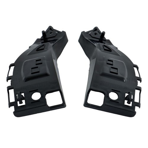 Solid Spare Front Bumper Bracket Replacement Plastic Black 2pcs Fit For Ford Flex 2009-2019