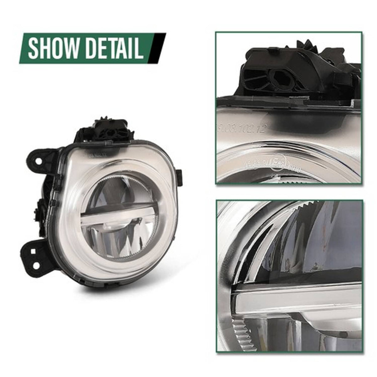 Solid Spare Front LED Fog Light Lamp Left Fit For BMW X3 F25 X4 F26 X5 F15 F85 X6 F16 SUV