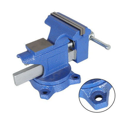Solid Spare 4-1/2" Multi-purpose Rotating Bench Vise Swival 240 Degree Heavy Duty