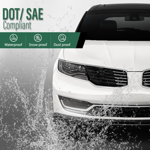 Solid Spare Front Bumper LED Fog Light Driving Lamp Fit For 2016-2017 Lincoln MKX Right Side