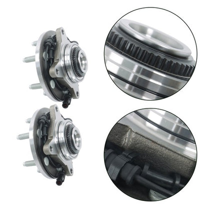 Solid Spare For Ford Expedition Lincoln Navigator 2000-2006 2x Front Wheel Hub Bearing 4WD