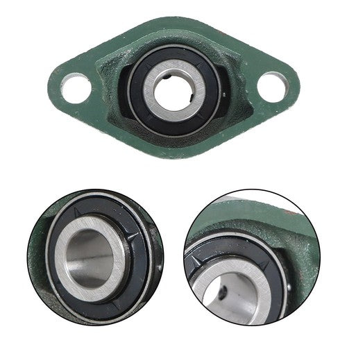 Solid Spare UCFL202-10 Pillow Block Flange Bearing 5/8" Bore 2 Bolt Solid Base 10PCS