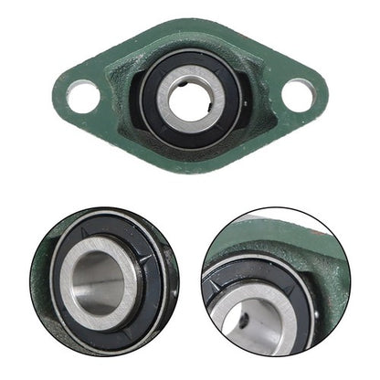 Solid Spare UCFL202-10 Pillow Block Flange Bearing 5/8" Bore 2 Bolt Solid Base 10PCS