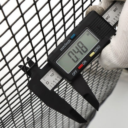Solid Spare 1/2 inch 36x100 19 Gauge Black Vinyl Coated Hardware Cloth - Coated Wire Mesh
