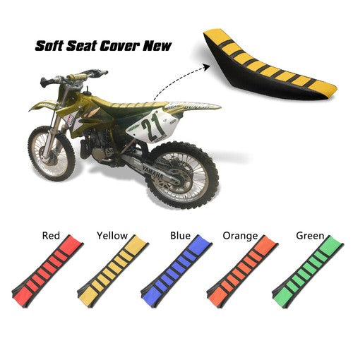 Solid Spare Soft Seat Cover Fit For Honda CR125R CR250R CR500R CRF100 CRF125f 97-2021 Yellow