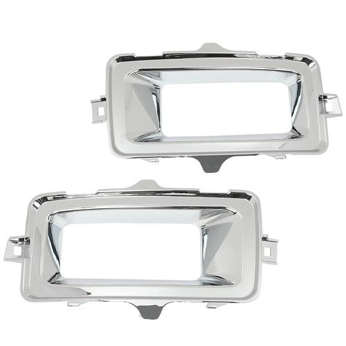 Solid Spare Fit For 2014-2015 Chevrolet Silverado 1500 Fog Light Trim Right+Left Side