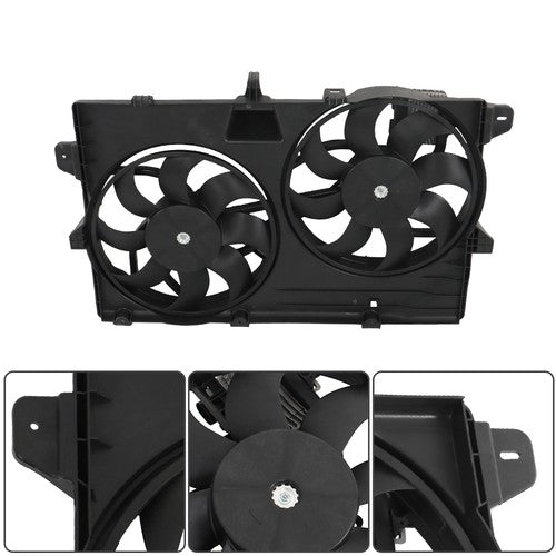 Solid Spare For Lincoln MKX 2007 2008 2009-2015 621-392 Radiator Cooling Fan Assembly 622040
