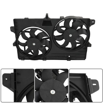 Solid Spare For Lincoln MKX 2007 2008 2009-2015 621-392 Radiator Cooling Fan Assembly 622040