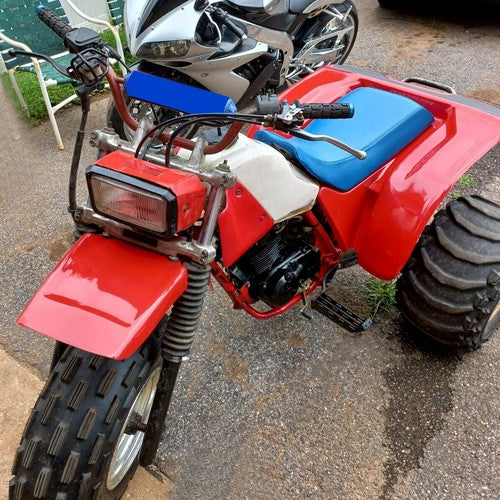 Solid Spare Red ABS Plastic Front + Rear Fenders Fit Honda ATC 200X 3-Wheeler 1983 1984 1985
