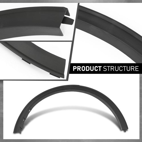 Solid Spare Rear Right Side Fender Flare Wheel Arch Molding Fit For 2020-2024 Ford Escape