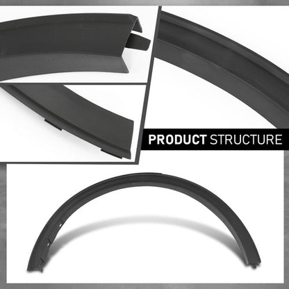Solid Spare Rear Right Side Fender Flare Wheel Arch Molding Fit For 2020-2024 Ford Escape