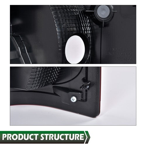 Solid Spare Tail Light Brake Lamp Left Driver Side Fit For 17-19 Ford F250 F350 Super Duty