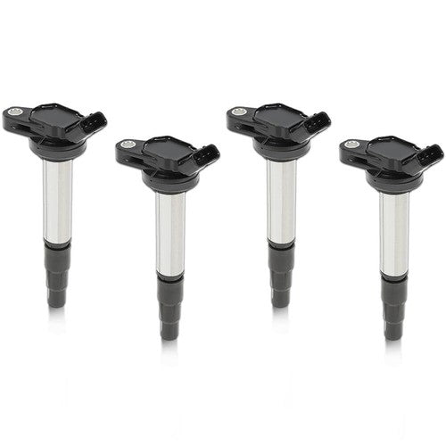 Solid Spare 4Pcs Ignition Coils Fit For 2009-2019 Toyota Corolla Prius 1.8L New
