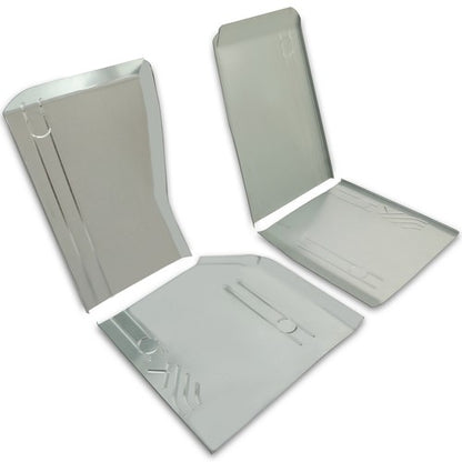 Solid Spare Front & Rear Floor Pans Zinc-Plated For Jeep Wagoneer Comanche Cherokee 84-2001