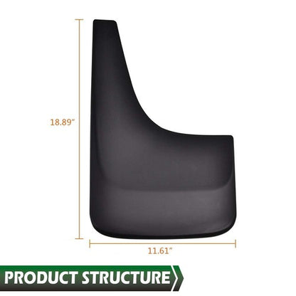 Solid Spare 4Pcs Mud Flaps Splash Guards Front & Rear Fit For 2007-2014 GMC Sierra Yukon XL