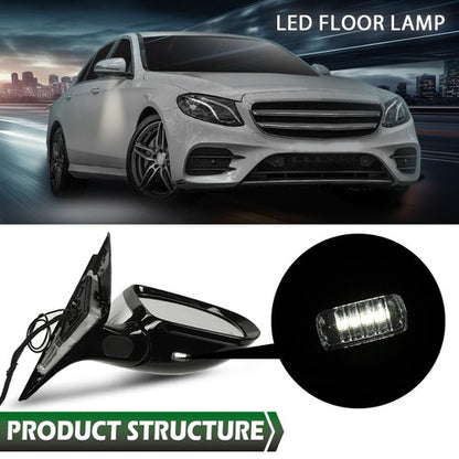 Solid Spare Fit For 16-2020 Mercedes Benz W213 E Class White Right Side Mirror w/ Blind Spot