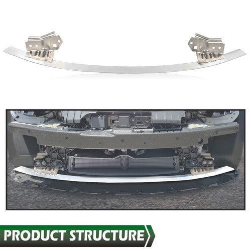 Solid Spare Fit For 2017-2020 Tesla Model 3 Front Bumper Lower Reinforcement Beam Impact Bar