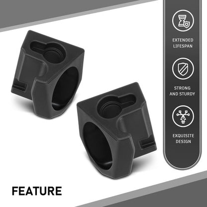 Solid Spare 2pcs Speaker Sound Wedges Black Fit For 1976-1995 Jeep Wrangler YJ CJ-7