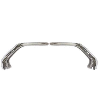 ABS Chrome Front Upper Grille Mesh Cover Trim For Toyota RAV4 2019-2024 2025 2x