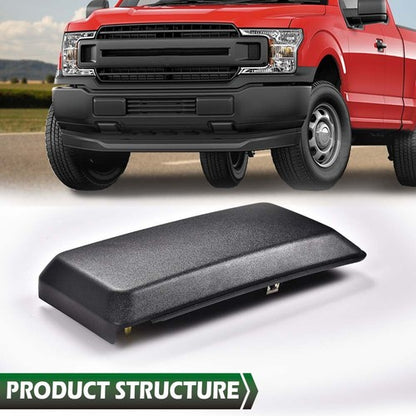 Solid Spare Fit For 2018-2020 Ford F-150 Front Left Side Bumper End Cover Cap JL3Z-17E811-AB