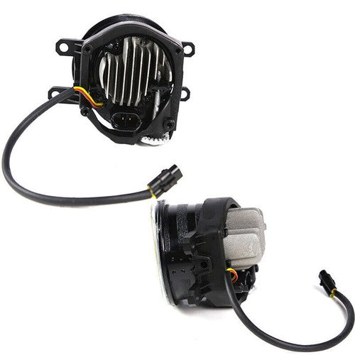 For 2009 2010 Toyota Corolla LED Fog Lights DRL Clear Lens Turn Signal w/Wiring